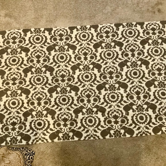 Elephant Folk Art Upholstery/Curtain Fabric.  SOLD - Picture 6 of 6